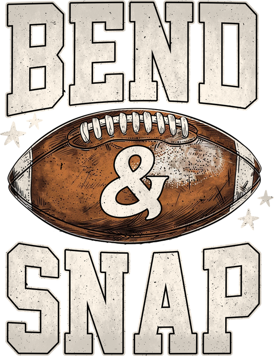 Bend and Snap Football DTF