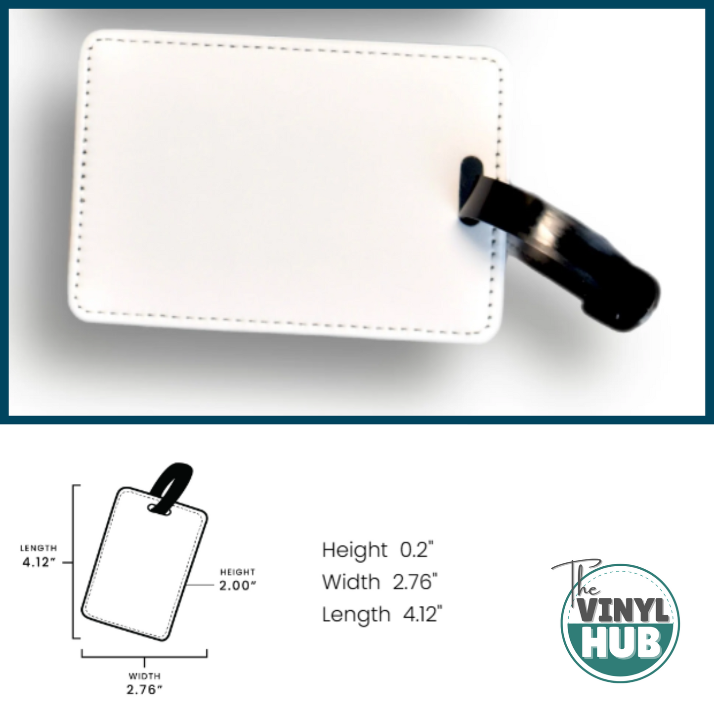 Sublimation Luggage Tag