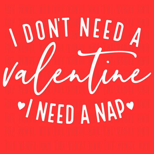 Valentine Nap Ready to Press Transfer