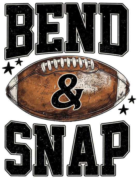Bend and Snap Football DTF
