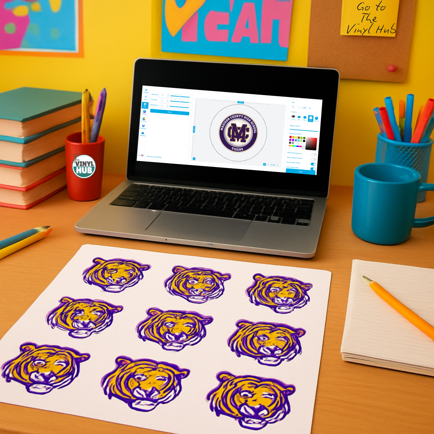 Vinyl Sticker Builder