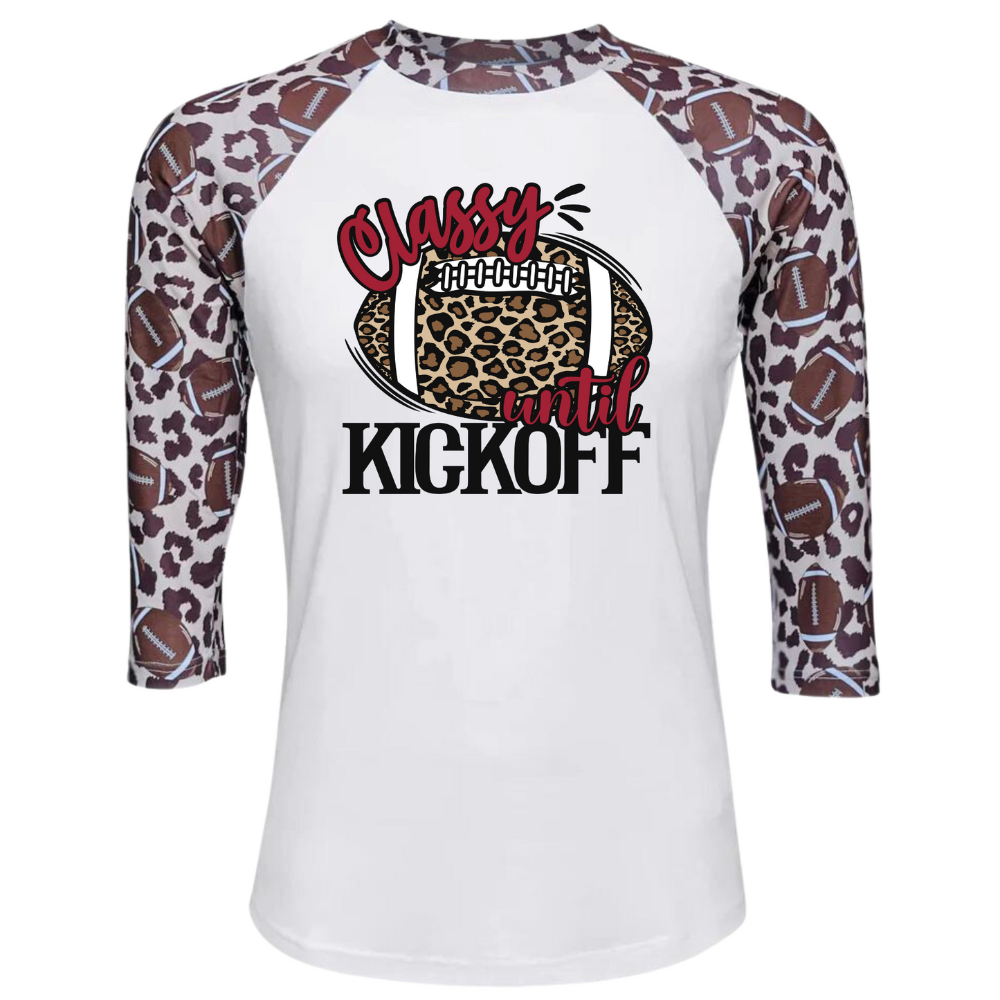 Classy Until Kickoff Raglan