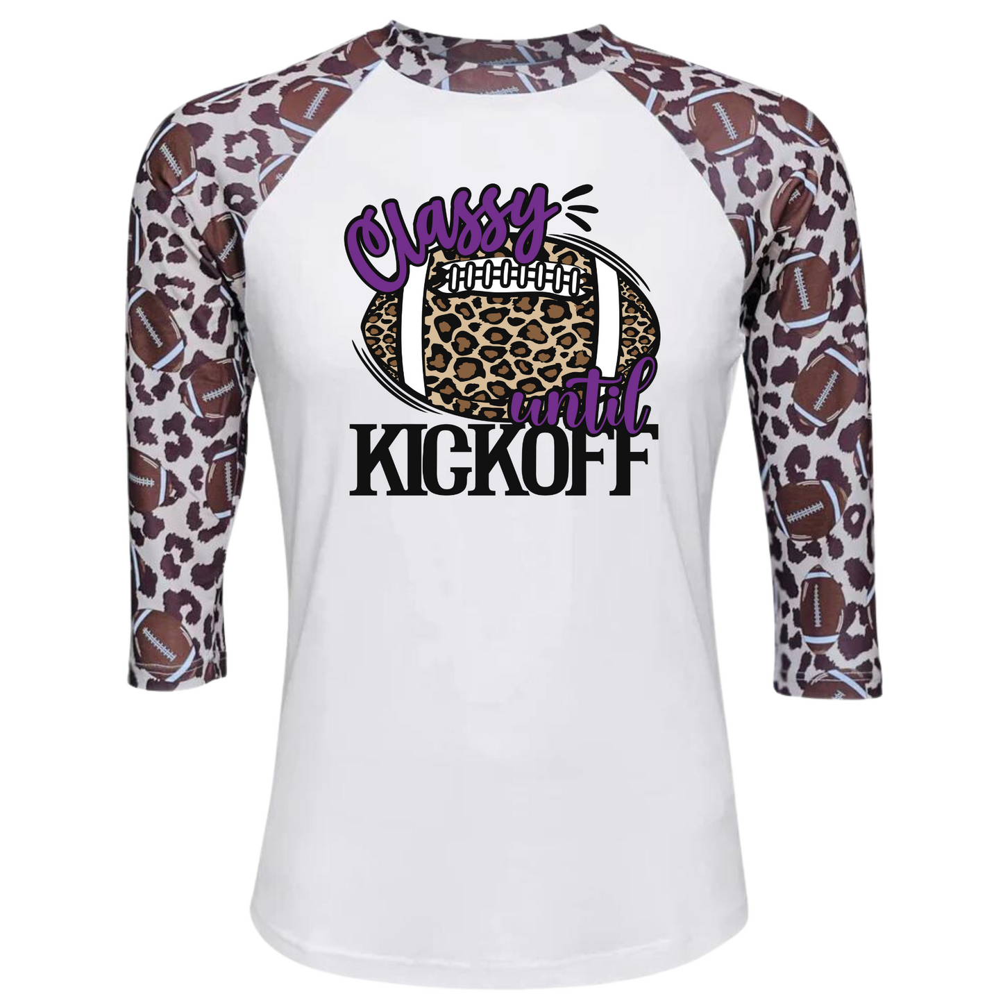 Classy Until Kickoff Raglan