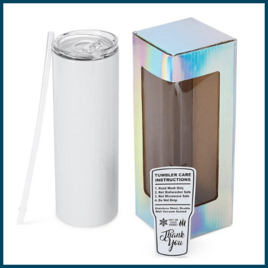 Sublimation Stainless Steel Skinny Tumbler- 30oz.