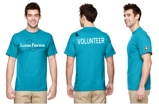 Luna Farms Rescue Volunteer Shirts