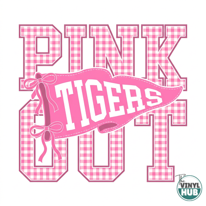 Light pink Tigers with Vinyl Hub logo
