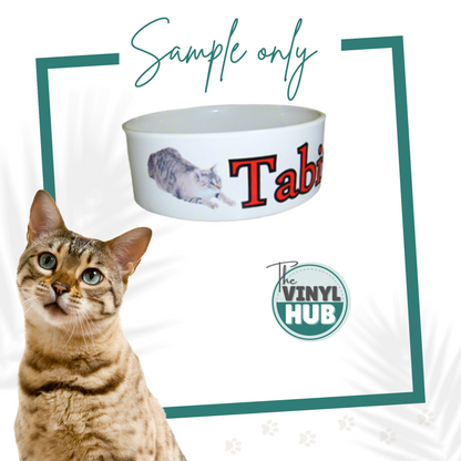 Sublimation Blank Ceramic Pet Bowl