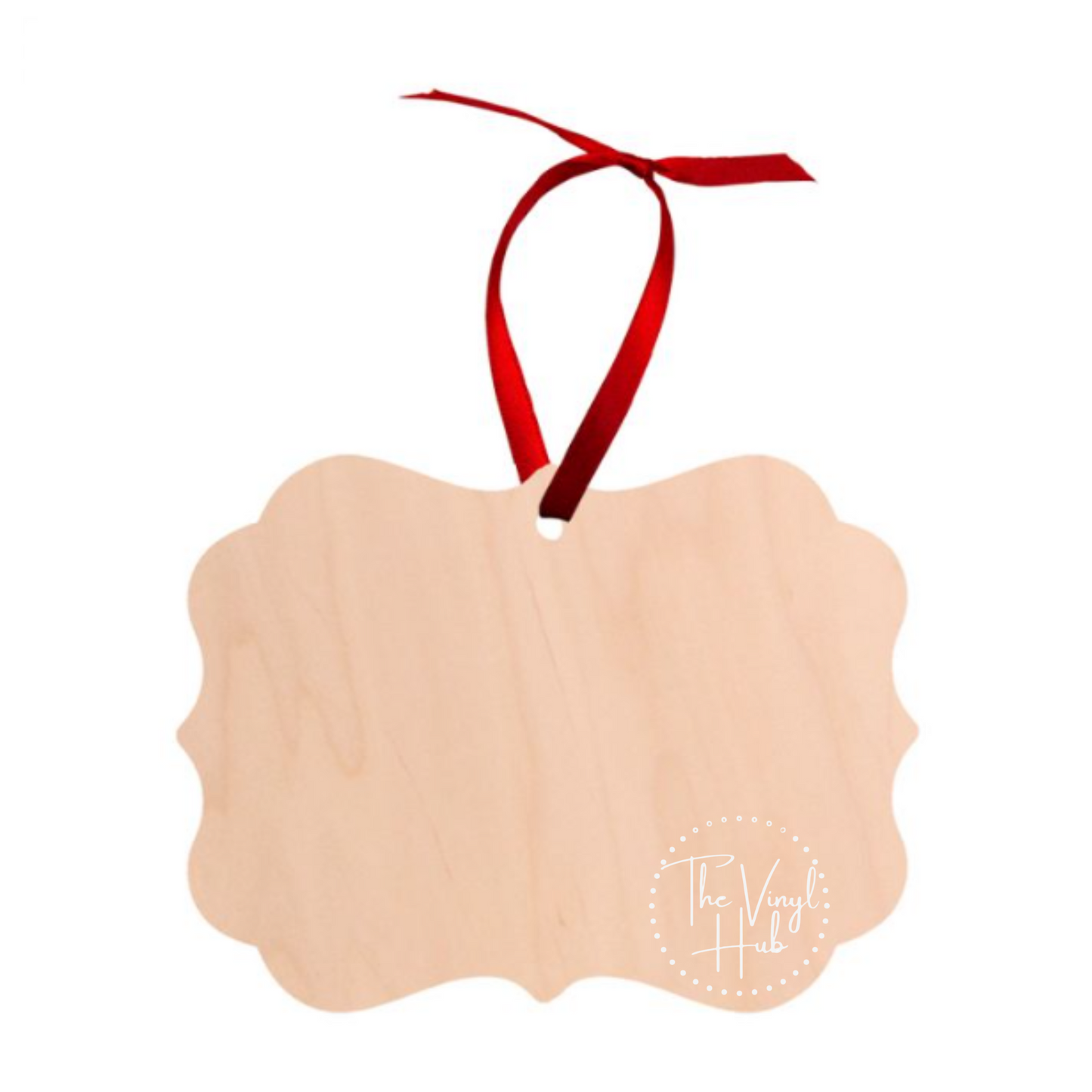 Sublimation Blank Natural Wood Ornament